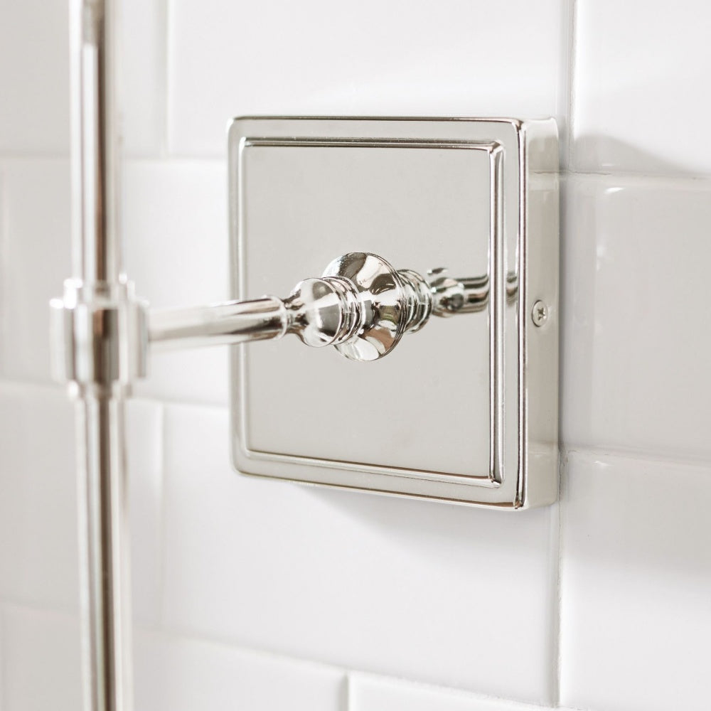 Derlina White Linen Shades Wall Lamp – Retro Metal Multi-Head Lighting Fixture