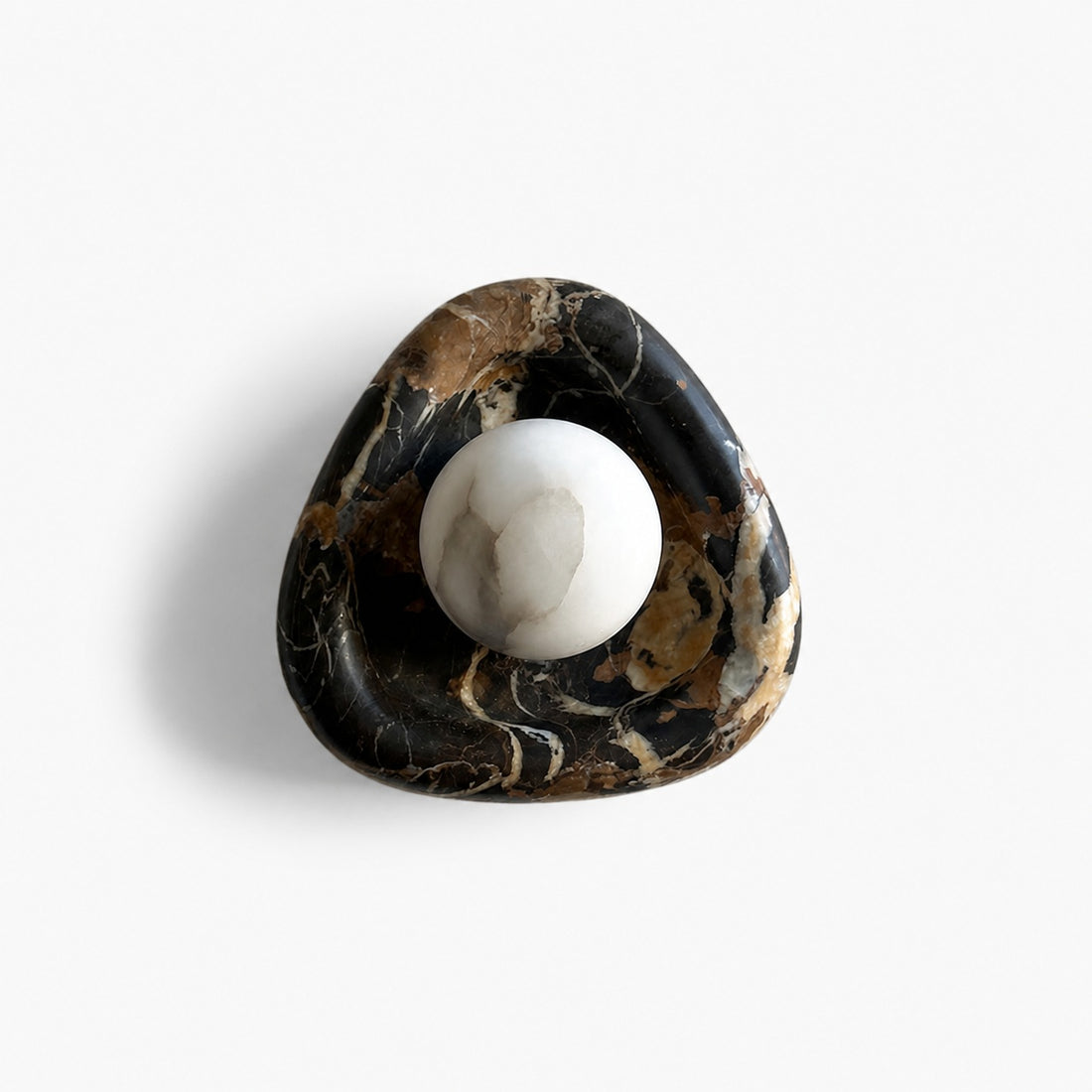 Black Pearl Marble Wall Lamp