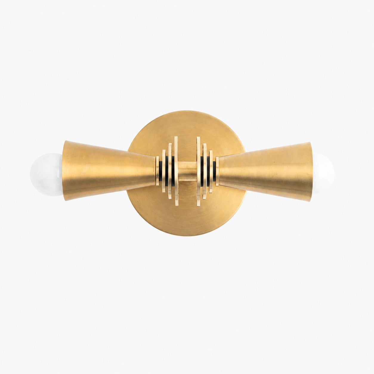 Pyralis Cone Art Deco Wall Light - Multi-Directional Sconce for Vanity or Wall