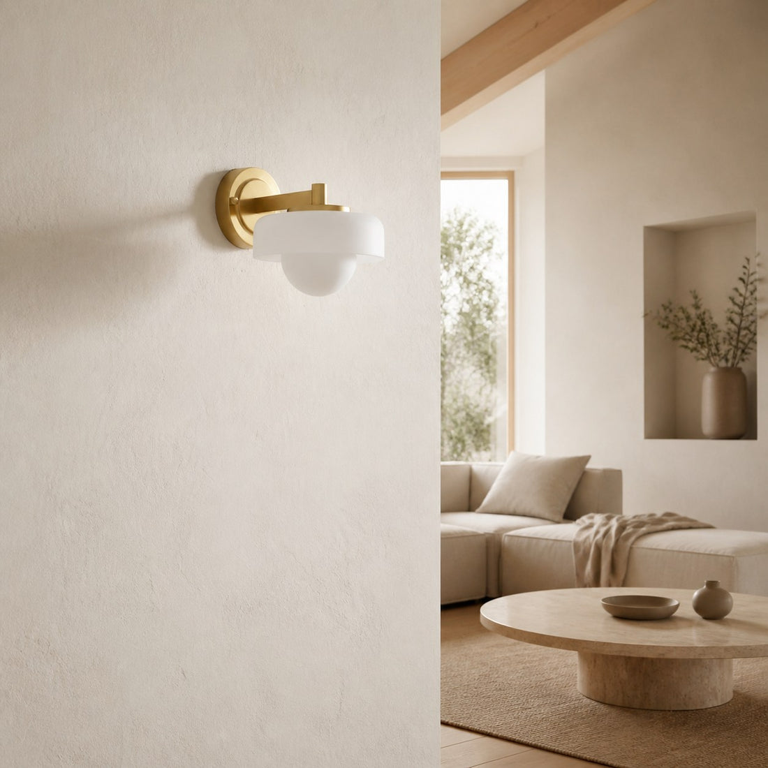 Zirvos Retro Globe Glass Wall Sconce – Elegant Brass-Inspired Shade Wall Light for Corridor