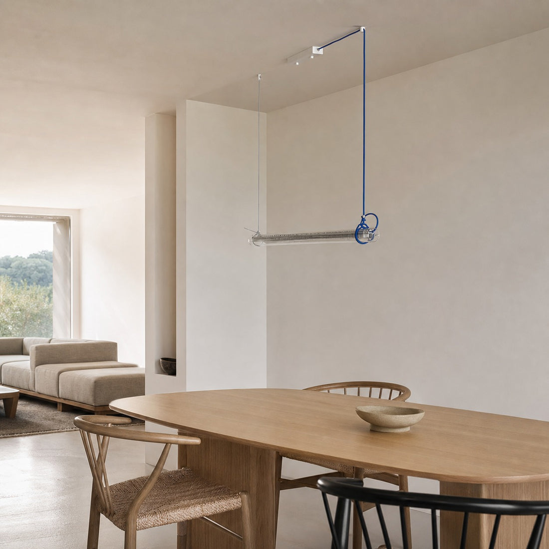 Tubular Linear LED Pendant Lamp