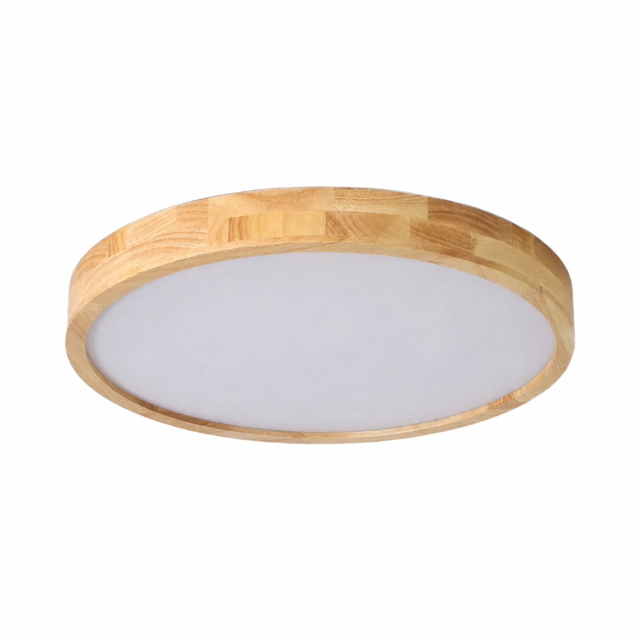 LignoForma Geometric Shape Ceiling Light - Contemporary Wood LED Ceiling for Bedroom and Lounge