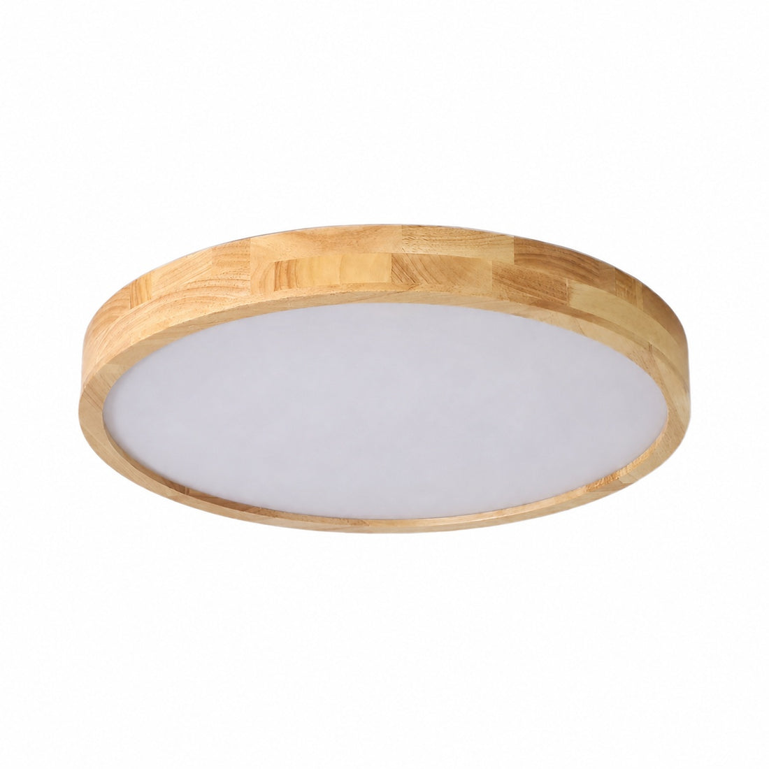 LignoForma Geometric Shape Ceiling Light - Contemporary Wood LED Ceiling for Bedroom and Lounge