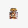 Vintagia Tiffany Style - Stained Glass Ceiling Light Decorative Pattern Ceiling Lamp for Living Room
