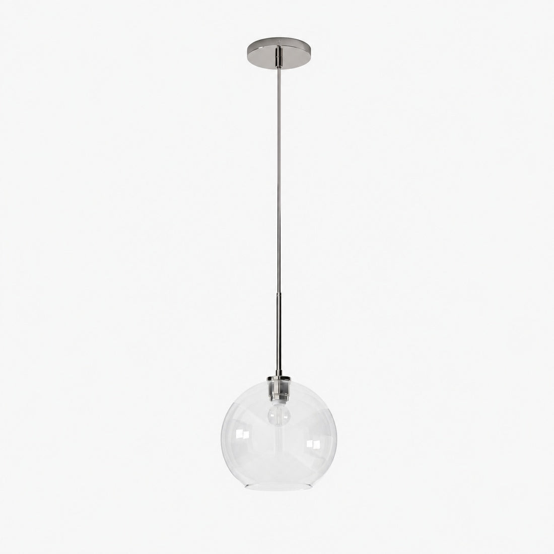 Selvion Sculptural Globe Pendant Light - Modern Glass Pendant Lamp - Sleek Design