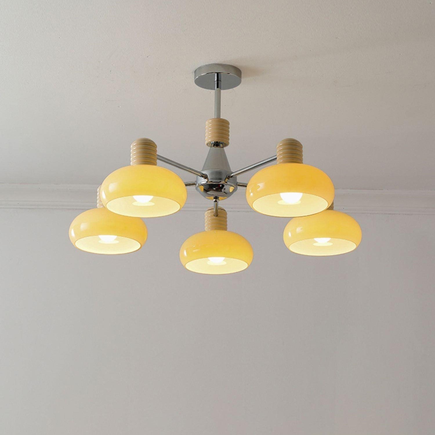 French Persimmon Chandelier