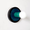 Colorful Wall Sconce - Modern Brass & Chrome Accent Lighting Fixture