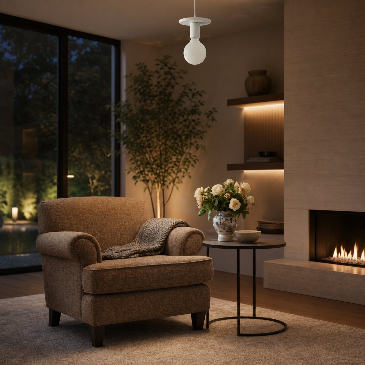 Glorica Glass Minimalist Wall Sconce - Versatile Modern Light For Any Room
