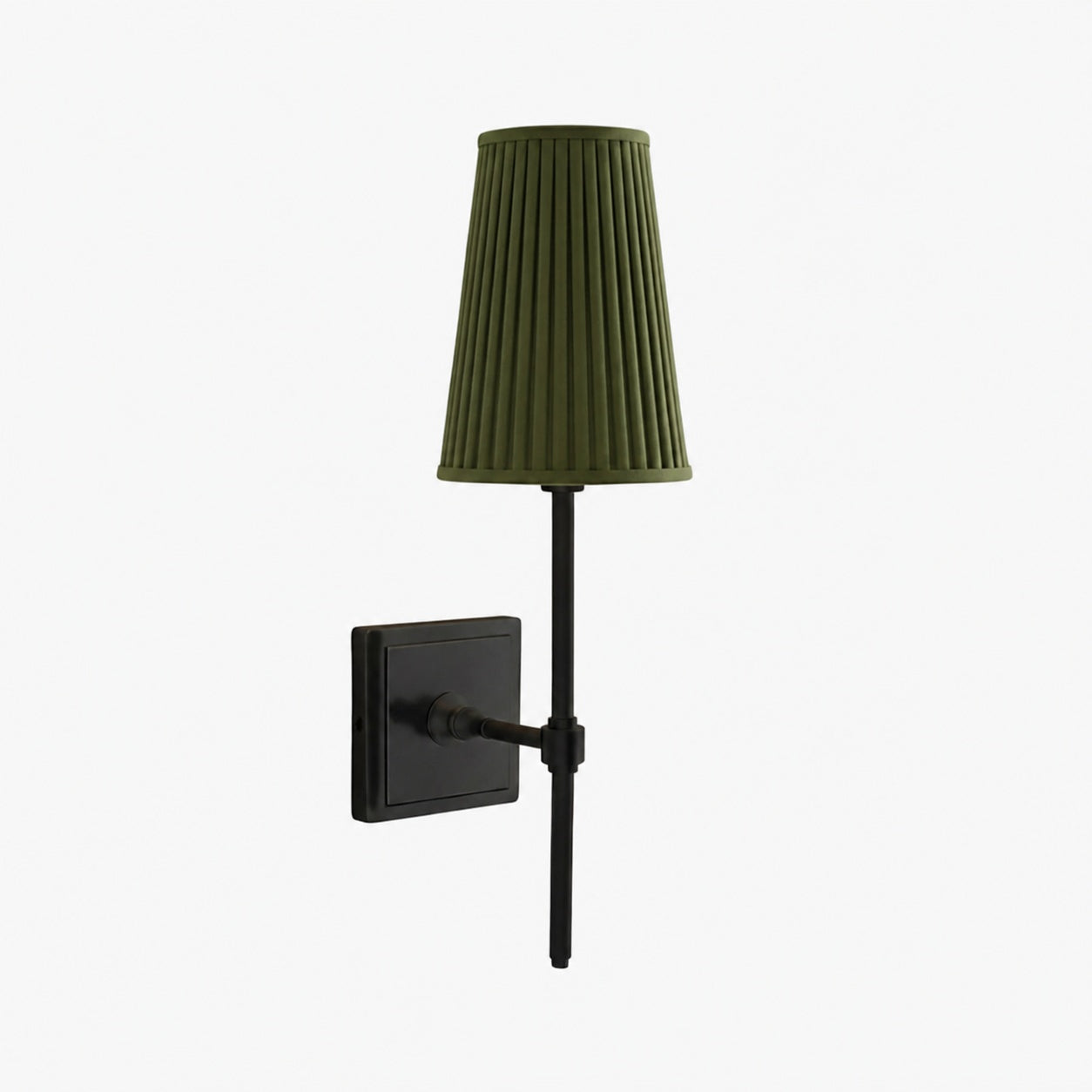 Derlina White Linen Shades Wall Lamp – Retro Metal Multi-Head Lighting Fixture