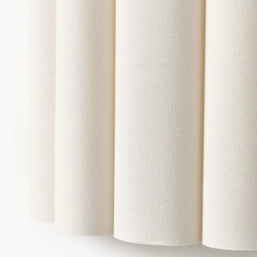 Velura Linen Fold Wall Sconce - Fabric Soft Pleated Design Ambient Lighting for Bedroom or Hallway