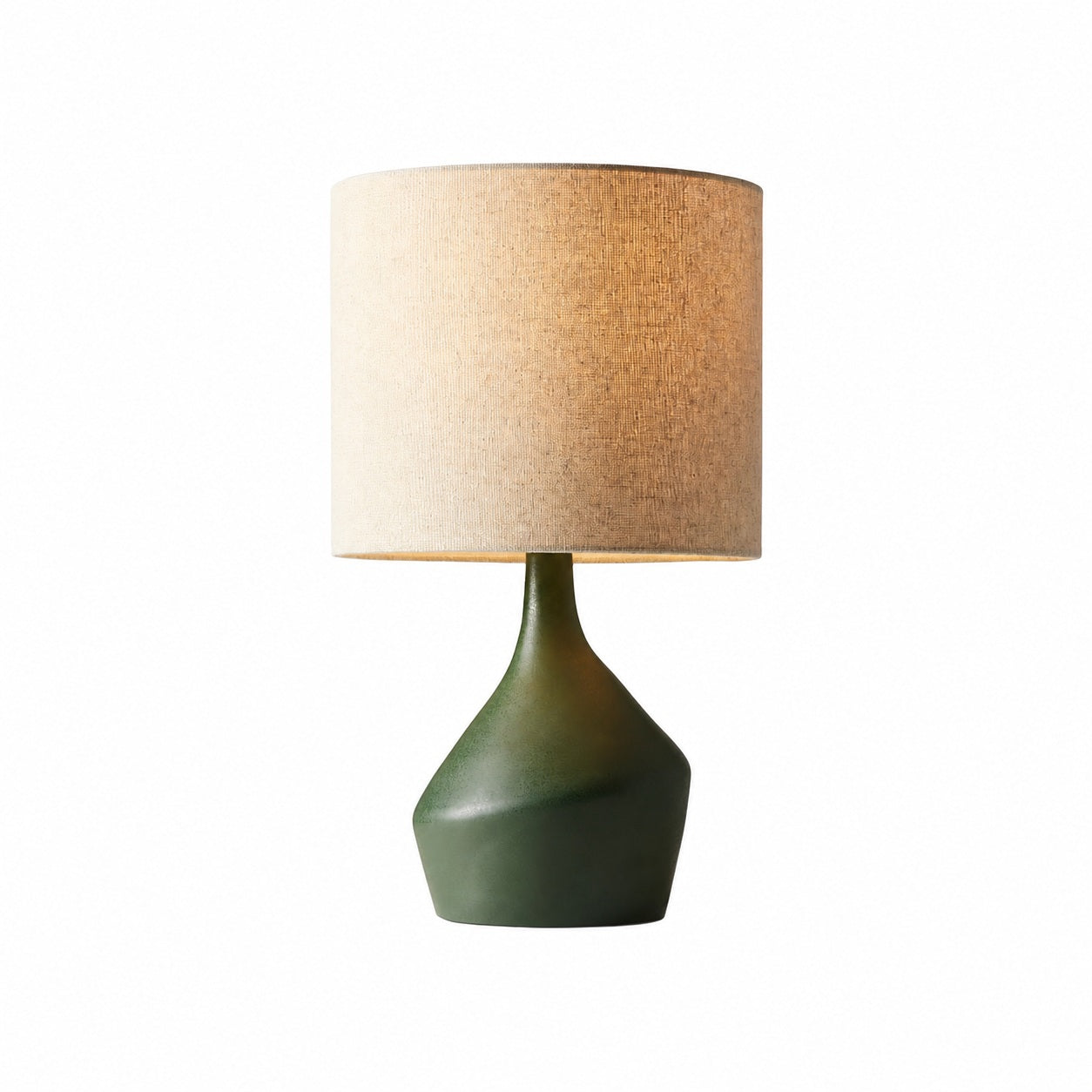 Lumo Modern Asymmetrical Table Lamp - Artistic Ceramic Body Ambient Lighting for Contemporary Home and Office
