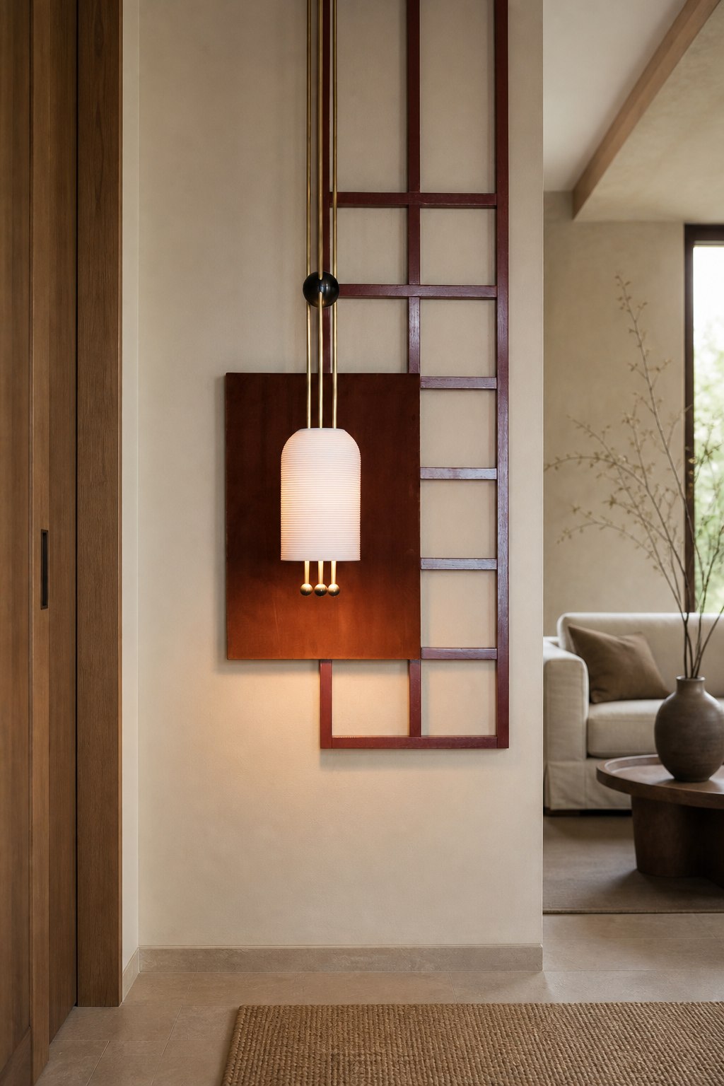 Lantern Glass Pendant Lamp