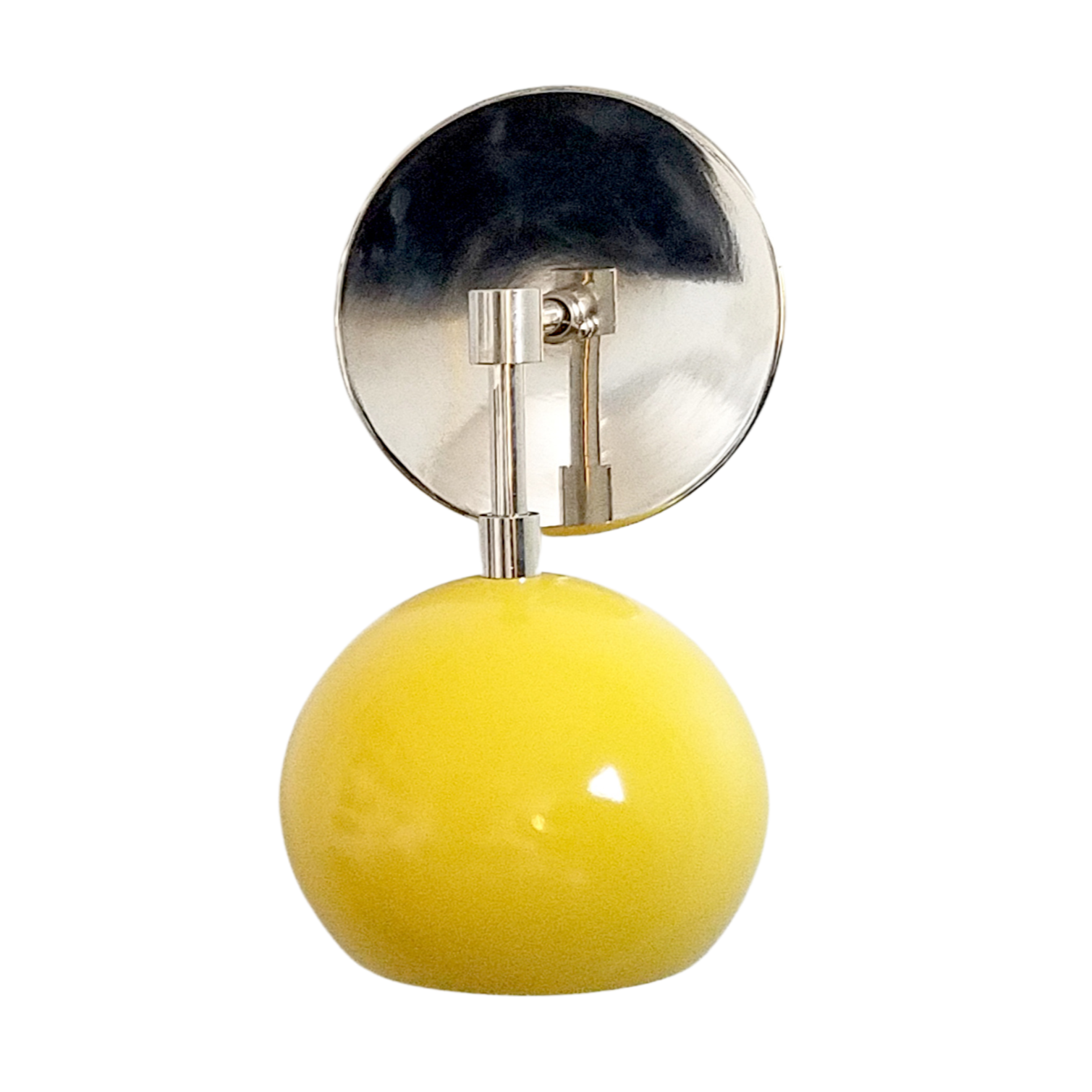 Accent Lighting Globe Wall Sconce in Sunshine Yellow
