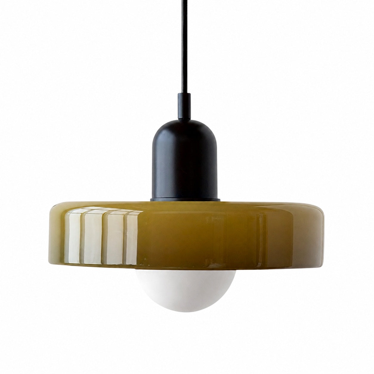 Glasora Modern Glass Suspension Light – Minimalist Nordic Pendant Lamp for Kitchen and Hallway N32