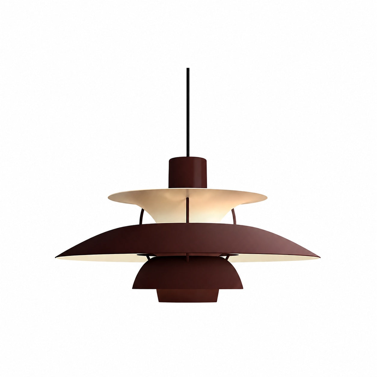 Layora Modern Scandinavian Pendant Light – Multi-Color Aluminum Design for Dining and Living Room N38
