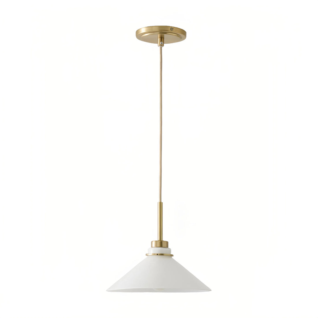 Aurenza Modern Farmhouse Pendant Light - Adjustable Shade for Warm Ambiance