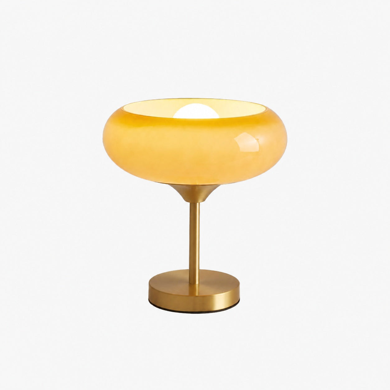 Egg Tart Glass Table Lamp