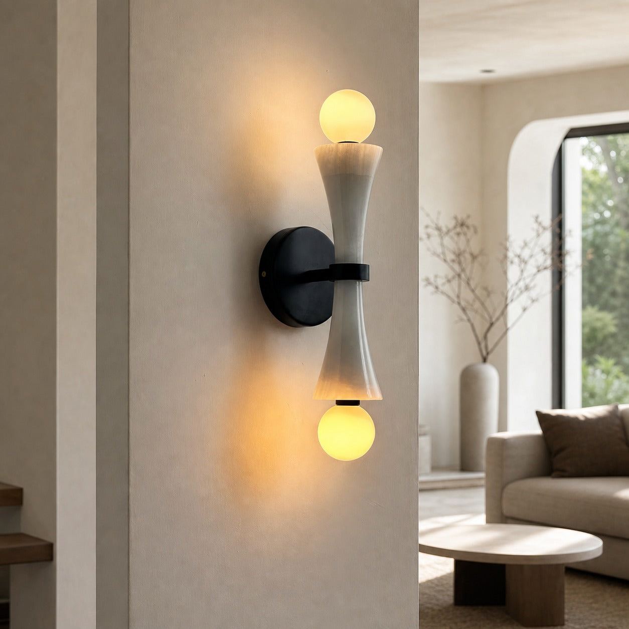 Modern Linear Wall Lamp – Minimalist LED Sconce for Bedroom Living Room Hallway