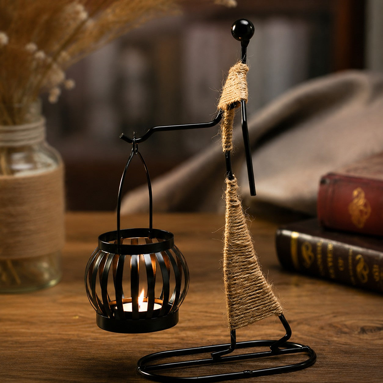 Yoke Lantern tabletop scene