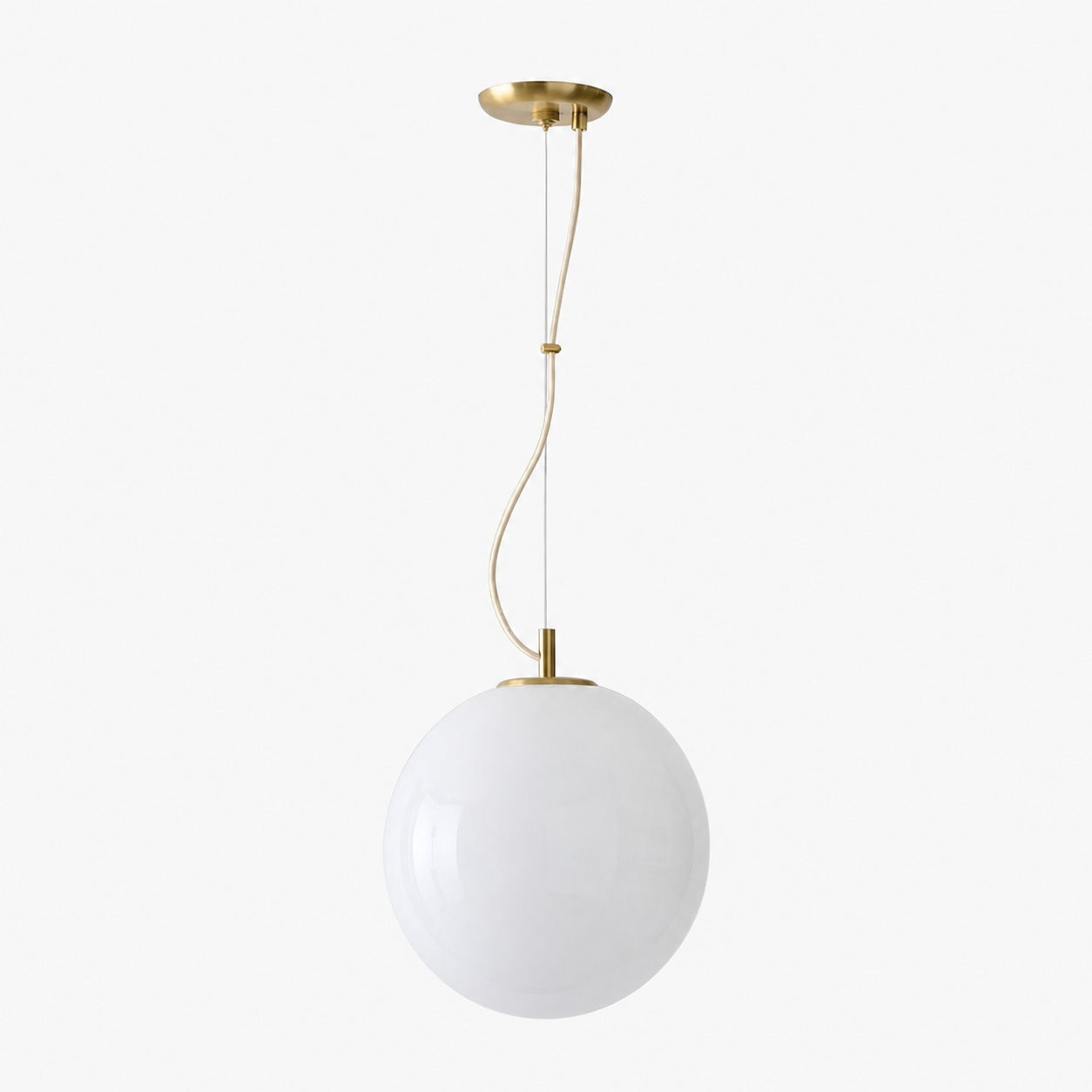 Lumivelle Minimalist Glass Pendant – Adjustable Height Dimmable Design