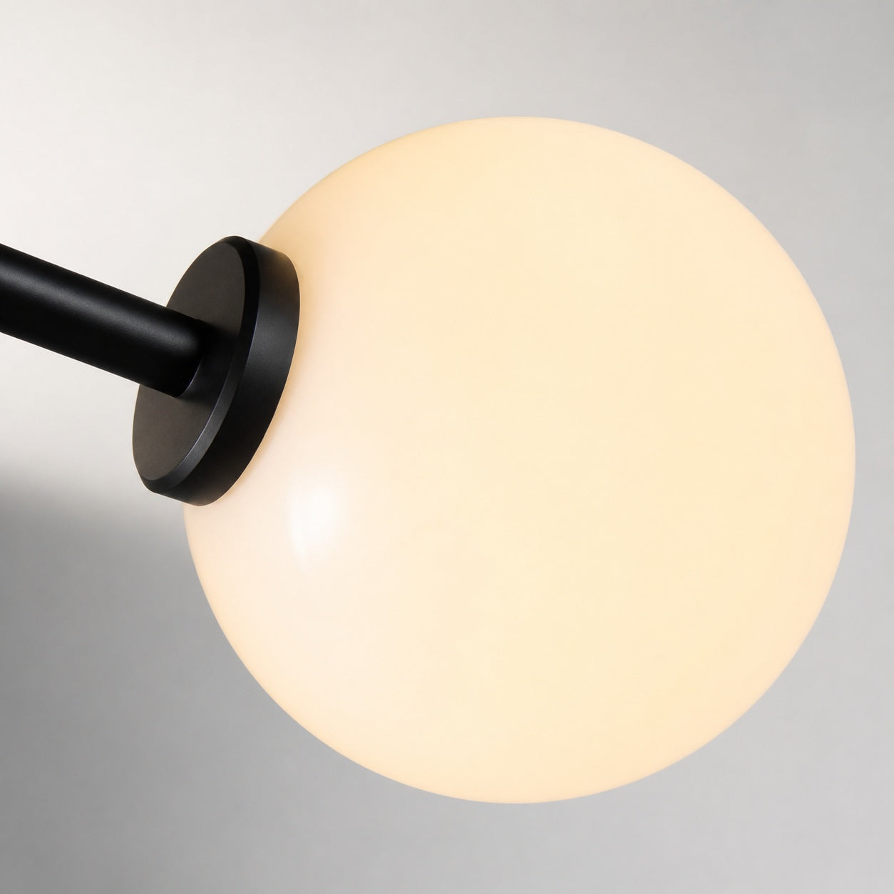 Arden Glass Contemporary 3 Light Ceiling Fixture - Sculptural Multi-Light Fixture for Living Spaces