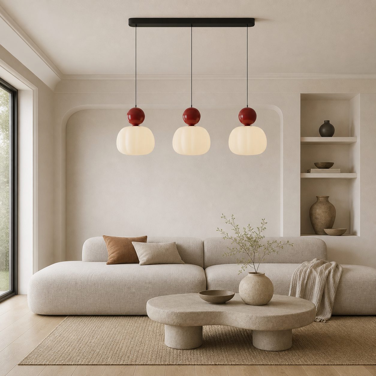 Ornavigo Modern Art Deco Pendant Light – Bauhaus Inspired Lighting for Kitchen Island