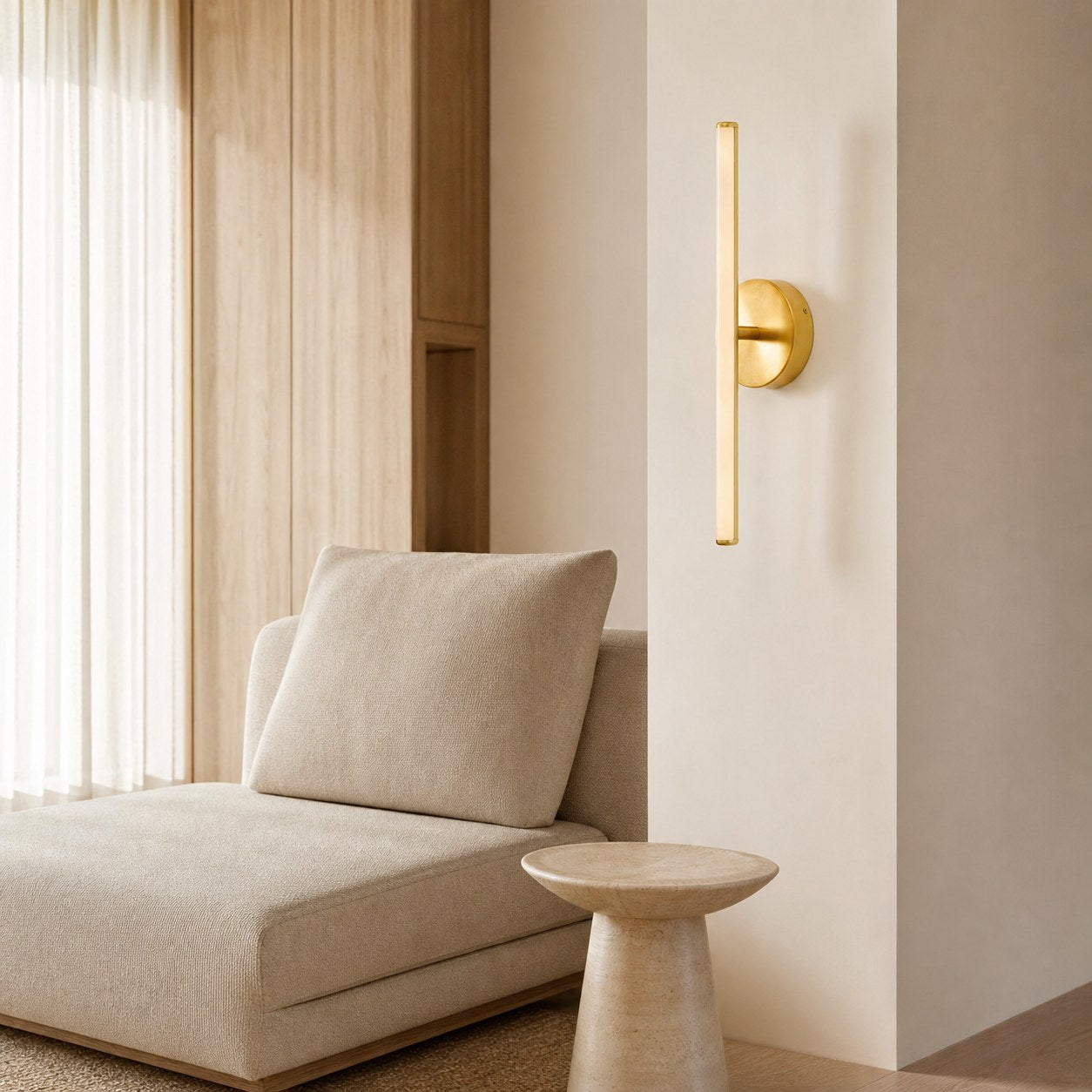 Voro Modern LED Wall Sconce - Metal Bathroom & Hallway Lighting Fixture