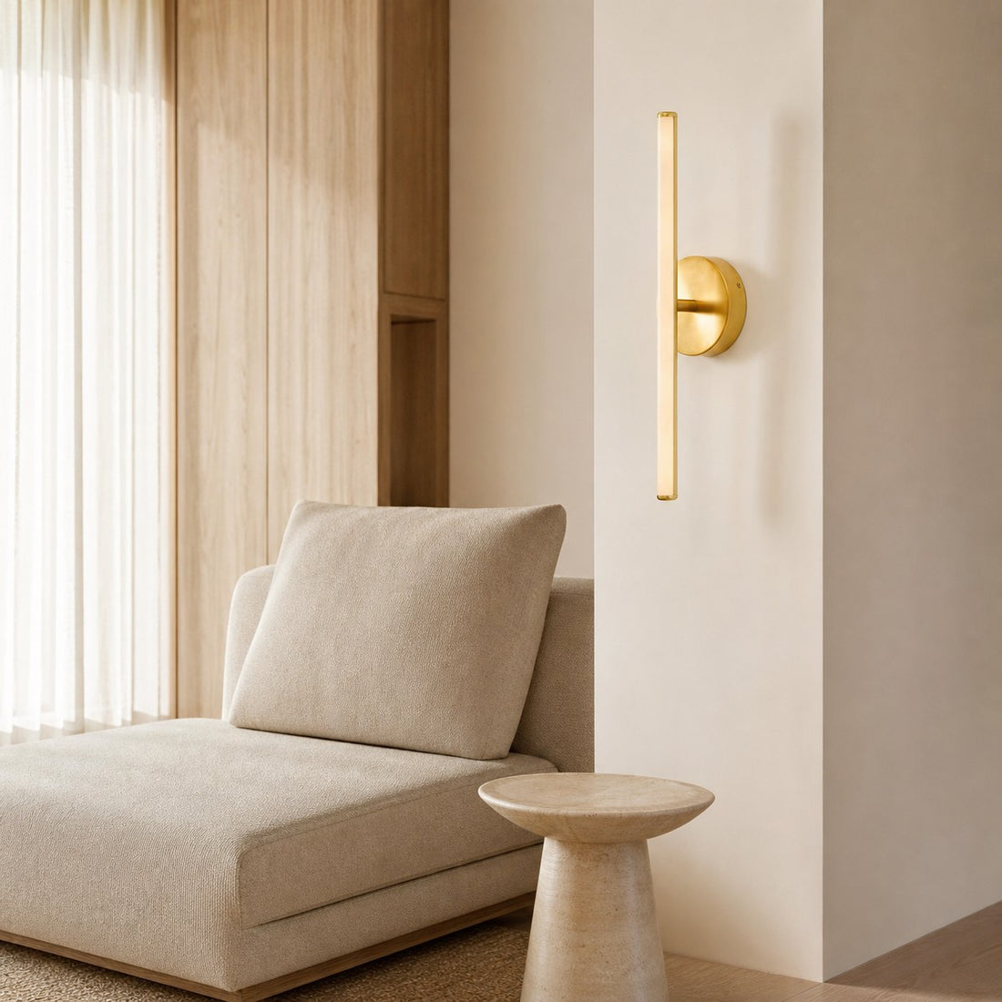 Voro Modern LED Wall Sconce - Metal Bathroom & Hallway Lighting Fixture