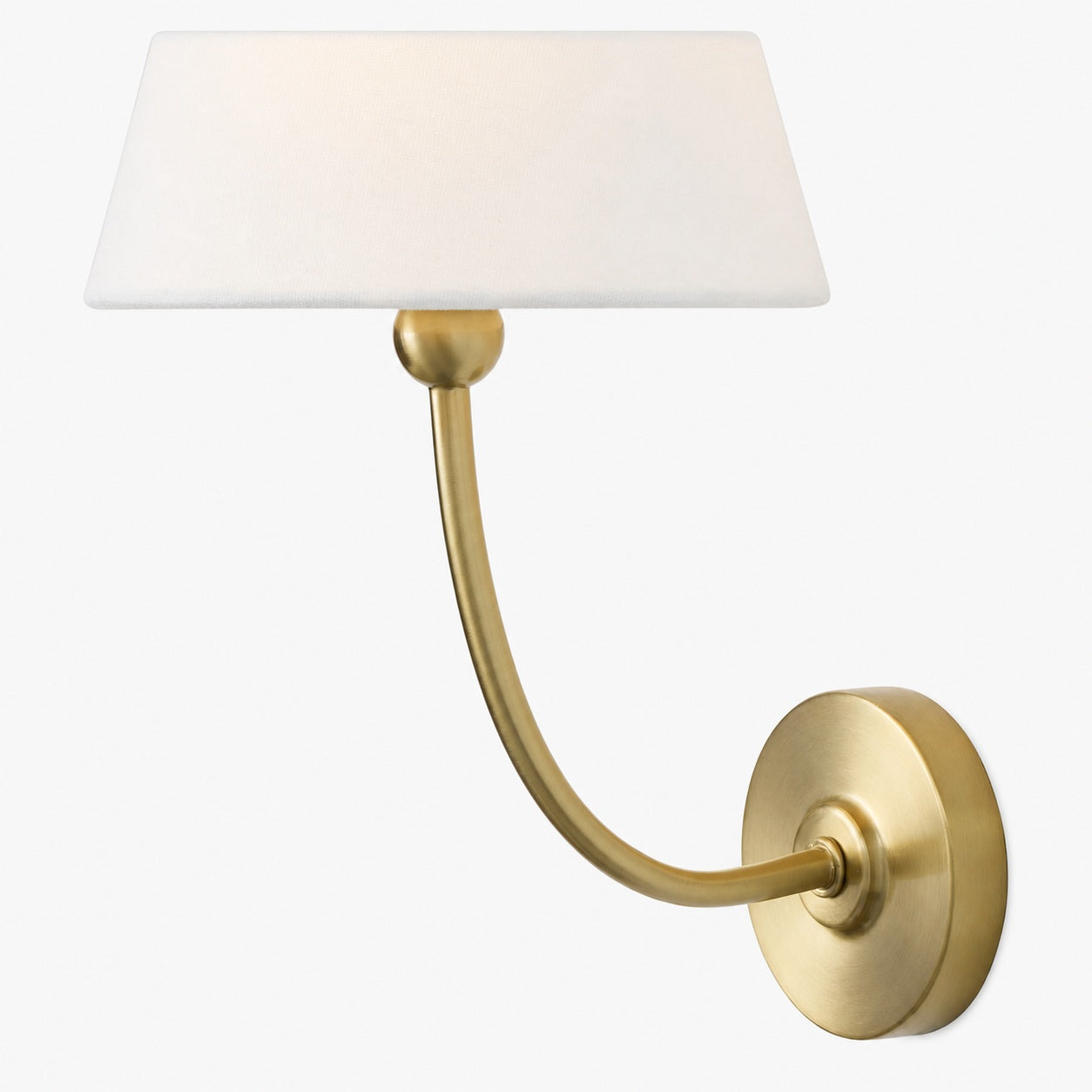 Roven Rechargeable Wall Sconce - Modern Cordless Fabric Shade for Bedroom