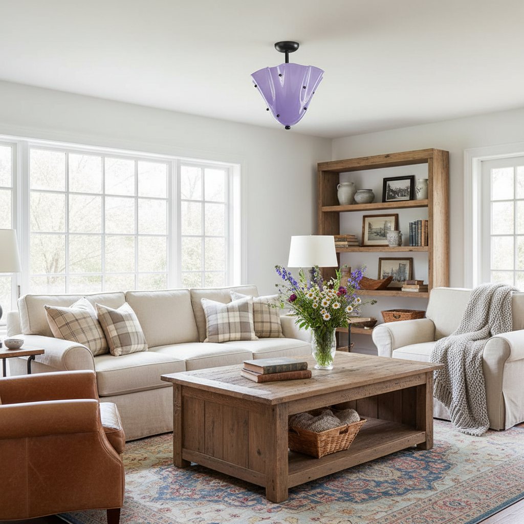 Bellina Decorative Glass Ceiling Light - Modern Sculptural Flush Mount