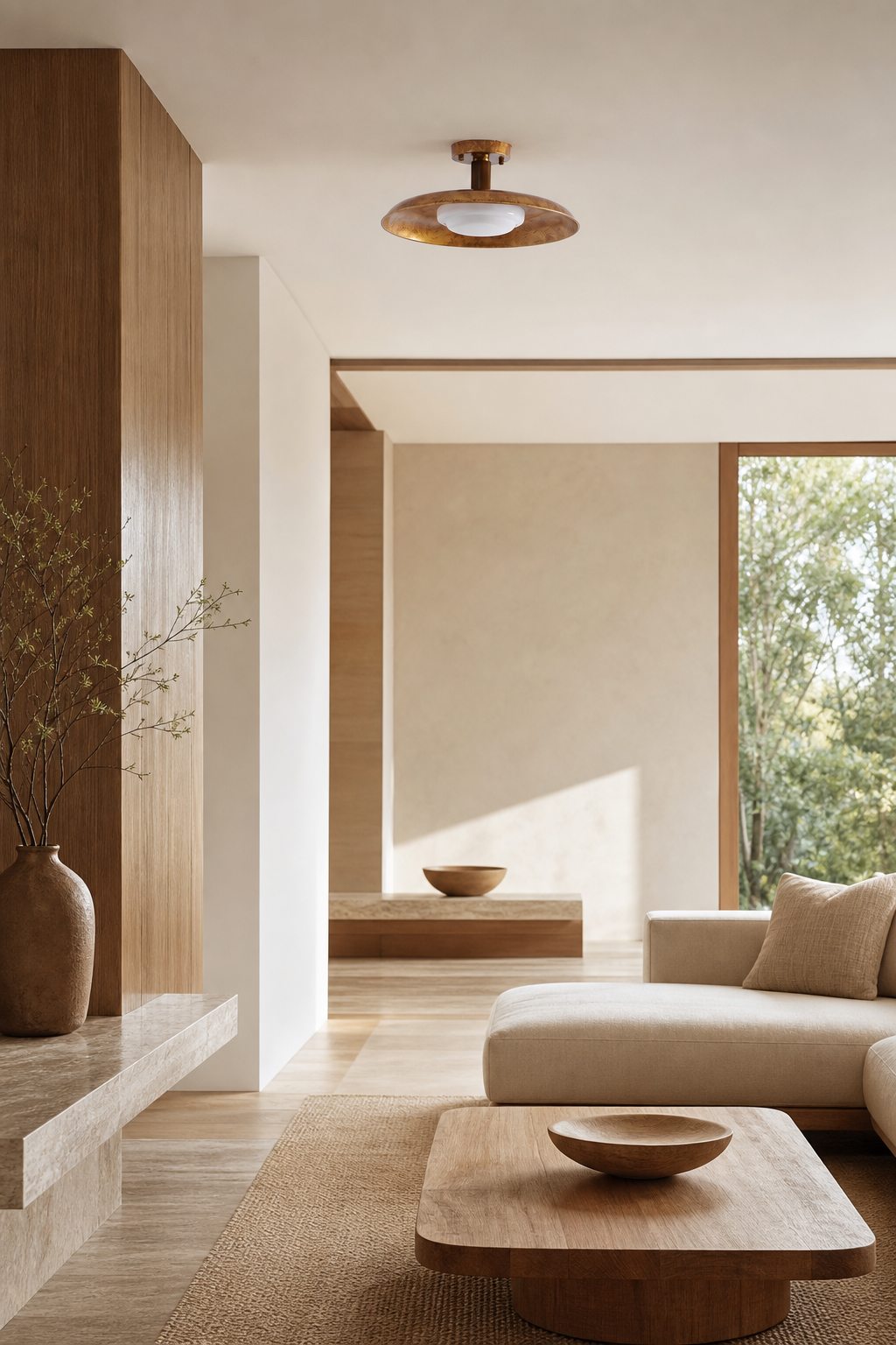 Pot-Lid Style Flat-Panel Ceiling Light
