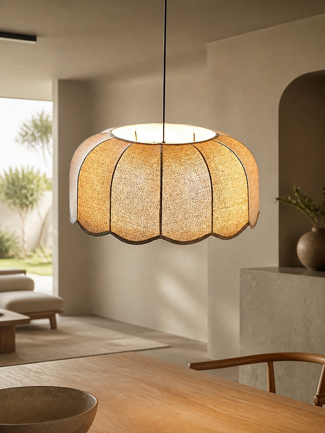 Banana Leaf Pendant Lamp