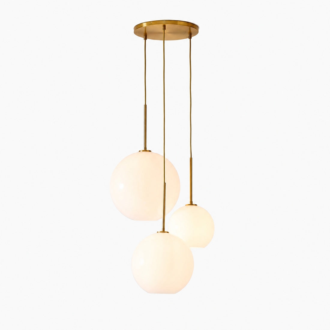 Selvion Minimalist Crystal Chandelier - Handcrafted Glass Sculptural Lighting Fixture