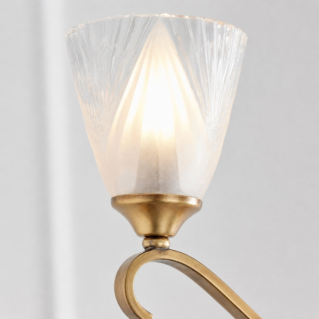 Lunetal Multi-Light Chandelier Crystal Accents Brass Finish - Modern Luxury for Dining Room and Living Room