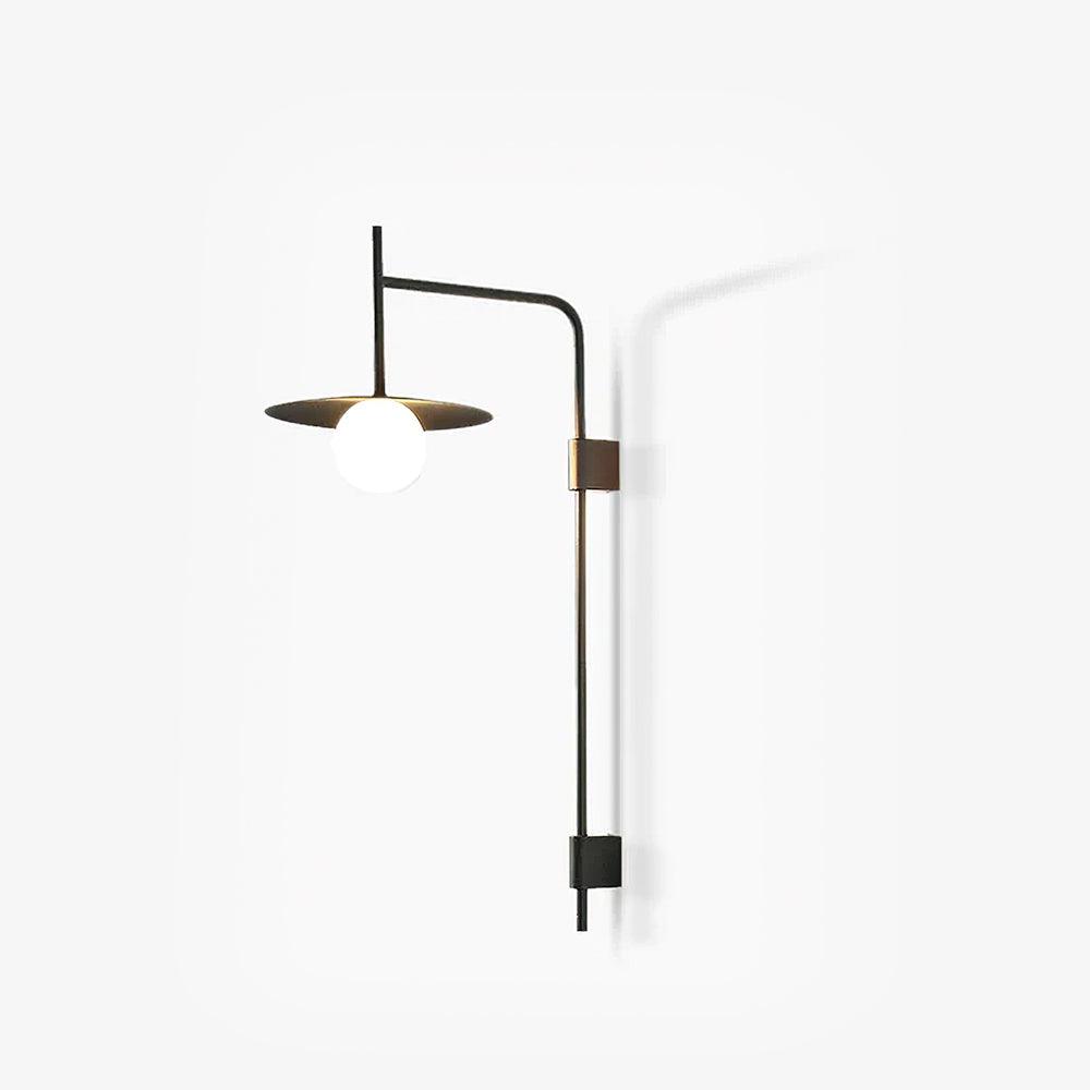 Gea Metal Swing Arm Wall Lamp - Scandinavian Minimalist Nordic Sconce
