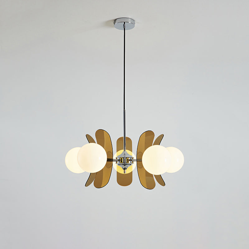 Modern Skateboard Shape Chandelier