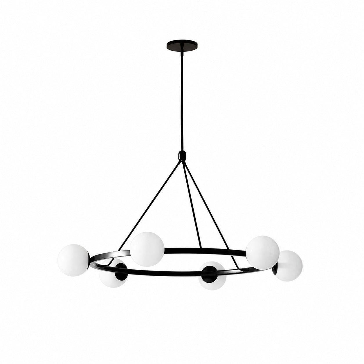 Brelia Round Light Chandelier - Modern Globe Chandelier in Stylish Design