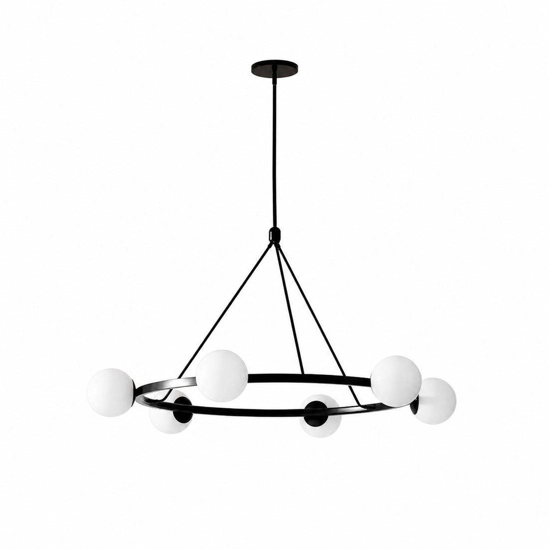 Brelia Round Light Chandelier - Modern Globe Chandelier in Stylish Design