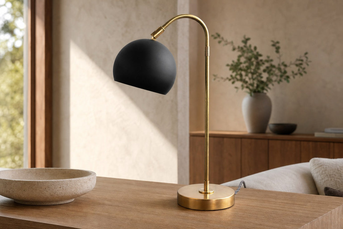 Ornato Luxe Modern Accent Table Lamp - Stylish Home Light