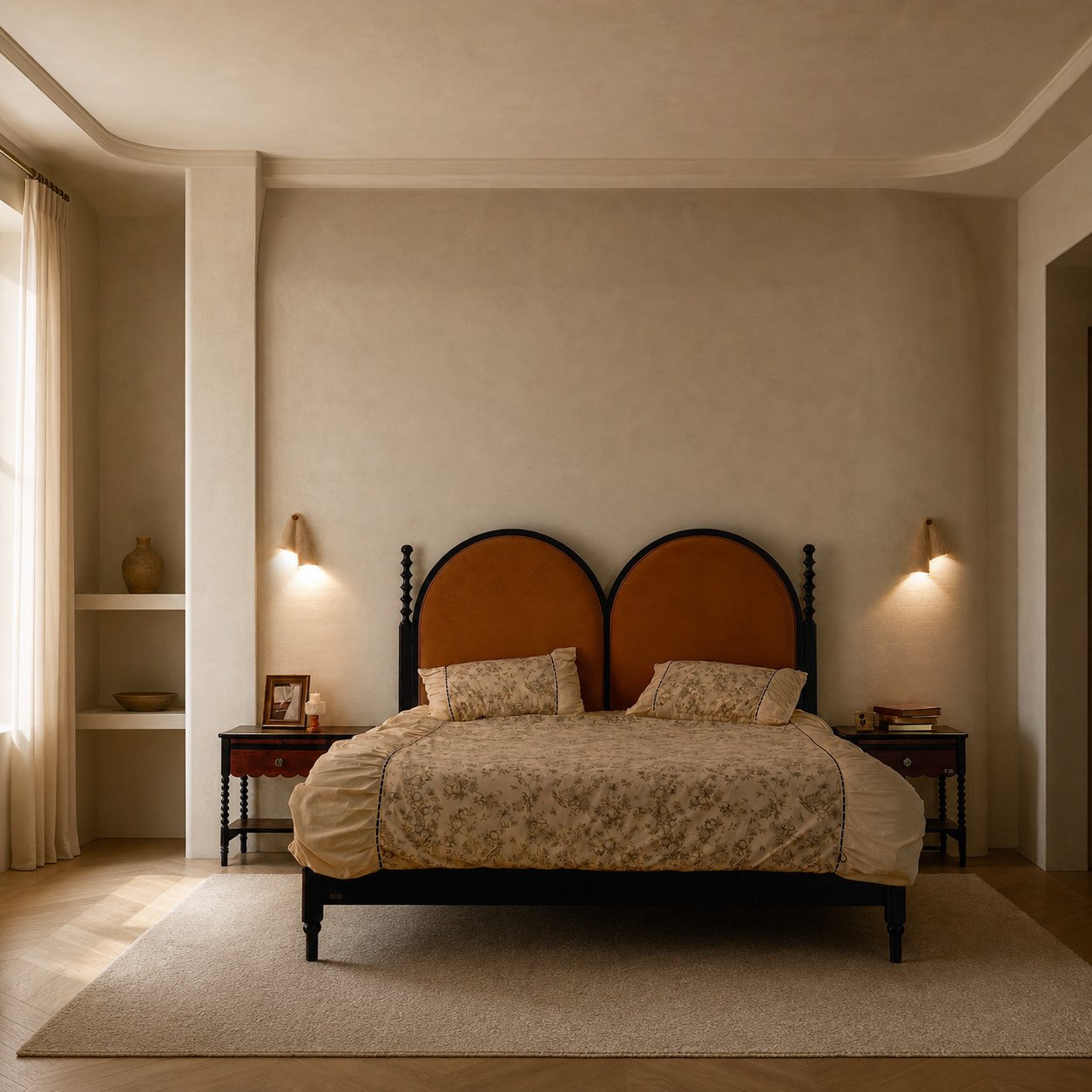 Travertine Wall Lamp – Minimalist Stone Sconce Decorative Lighting for Living Room
