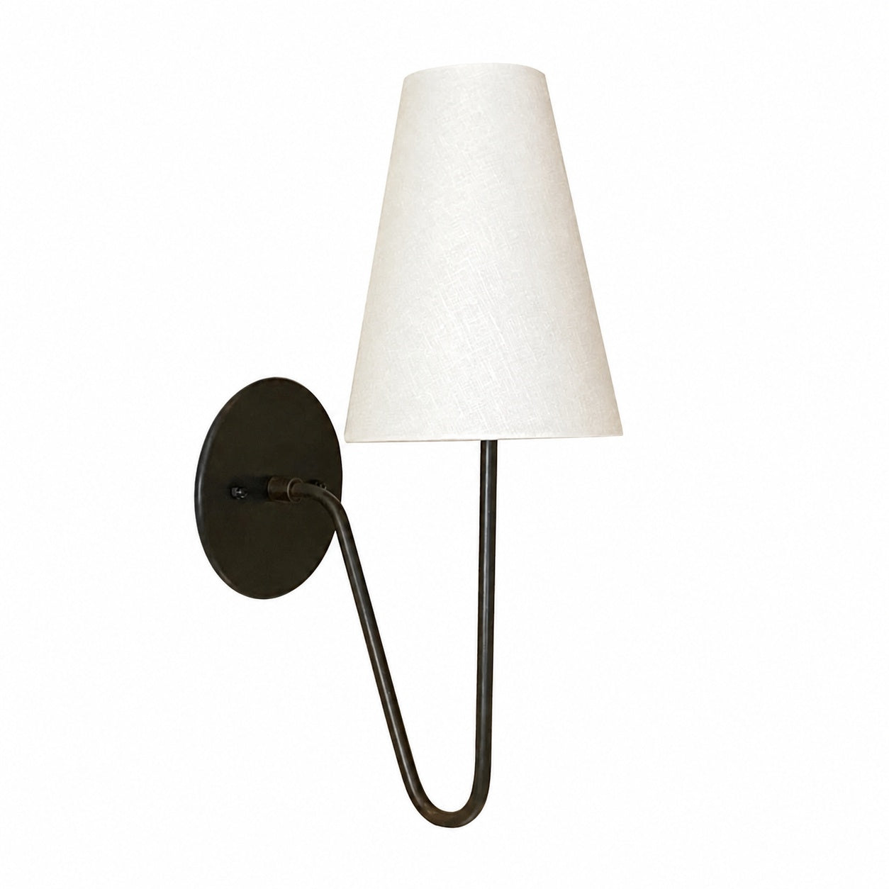 Organic Glass Scoop Wall Light – Minimalist Modern Decorative Ambient Sconce for Living Room