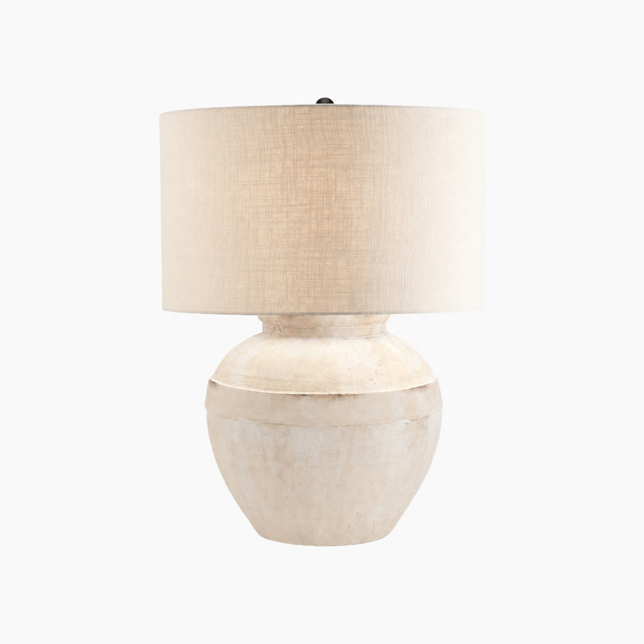 Ceruna Table Lamp with Textured Ceramic Base and Soft Glow for Bedroom Nightstand