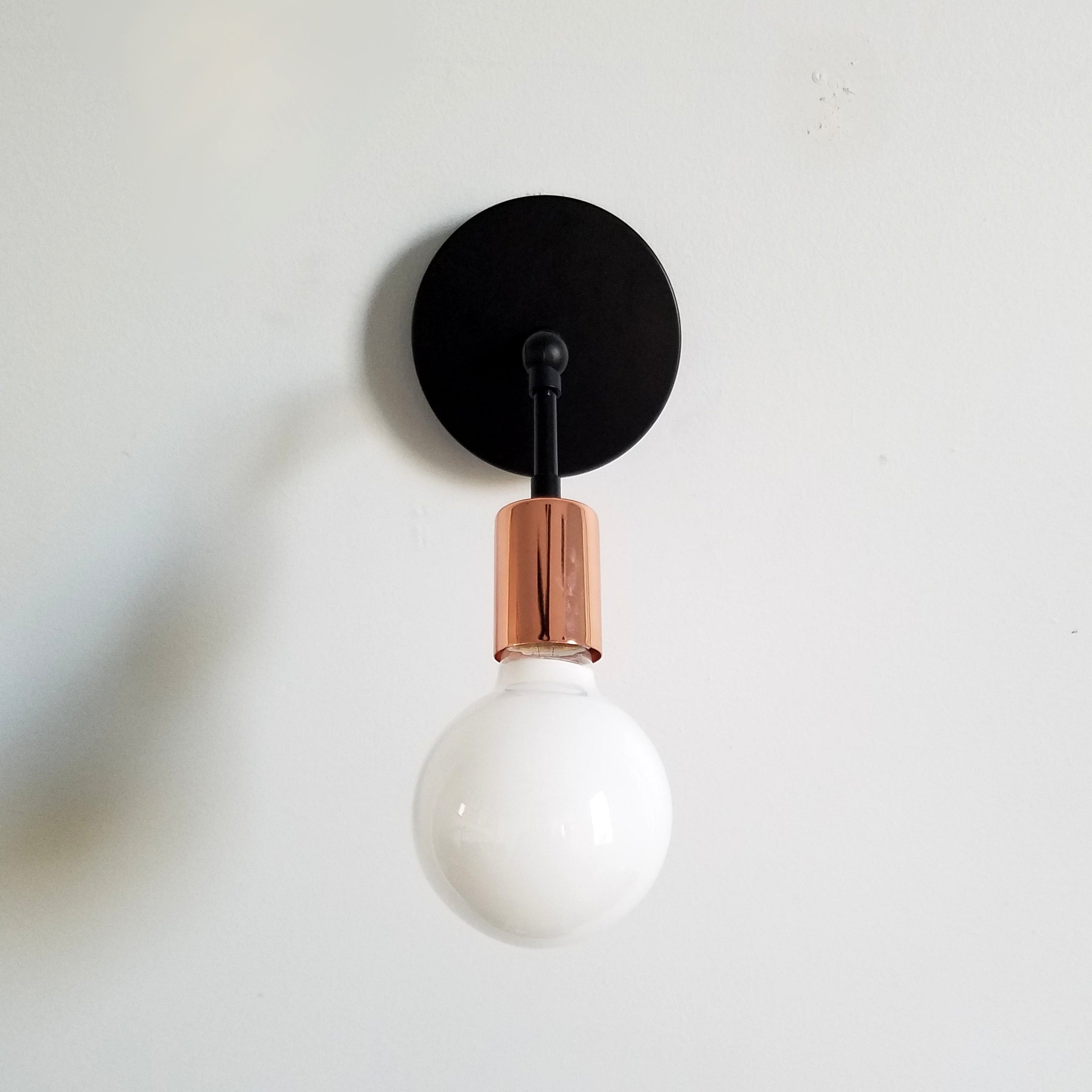 Black Swivel Functional Wall Sconce - Stylish Bedroom & Bathroom Accent