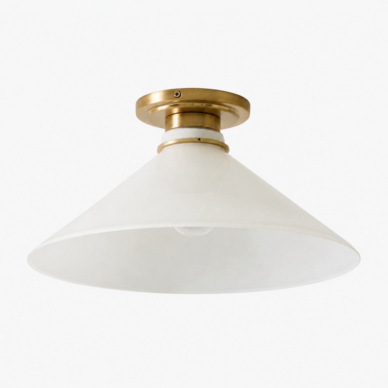 Aurenza Timeless Flush Mount Light - Farmhouse Design with Simple Elegant Charm
