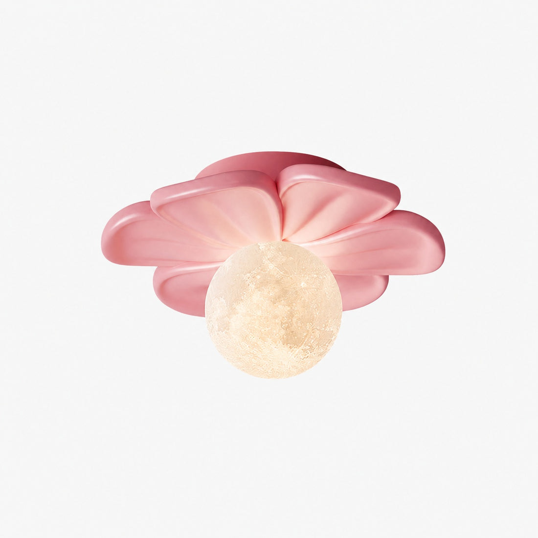 Cream Bloom Flower Ceiling Lamp