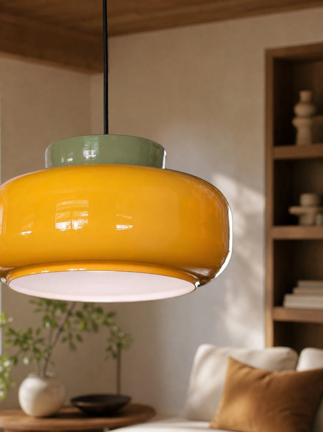 Fiesta Colorful Bowl Shaped Nordic Ceramic Pendant Lamp