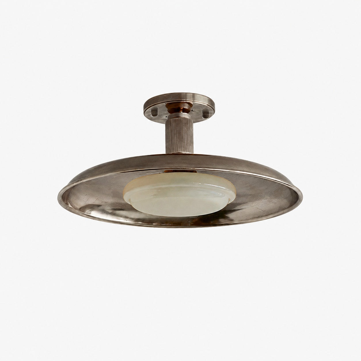 Pot-Lid Style Flat-Panel Ceiling Light