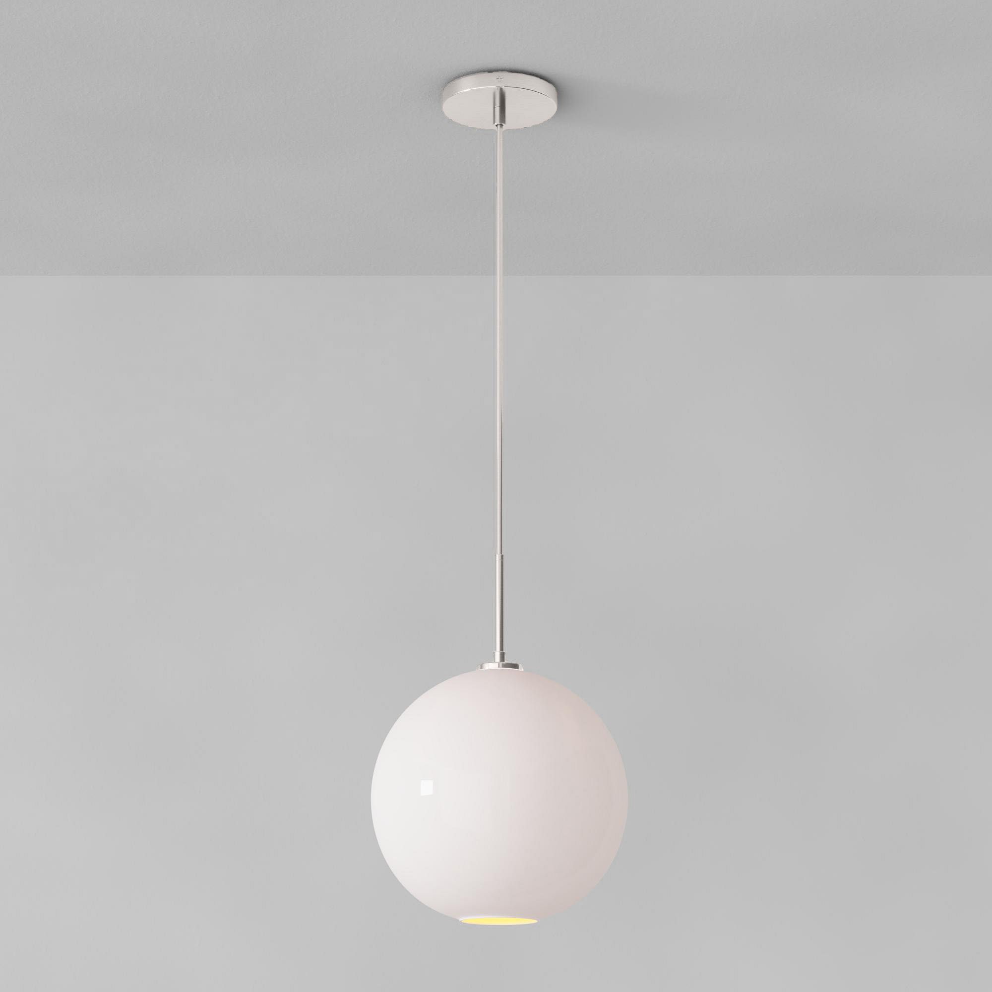 Selvion Sculptural Globe Pendant Light - Modern Glass Pendant Lamp - Sleek Design