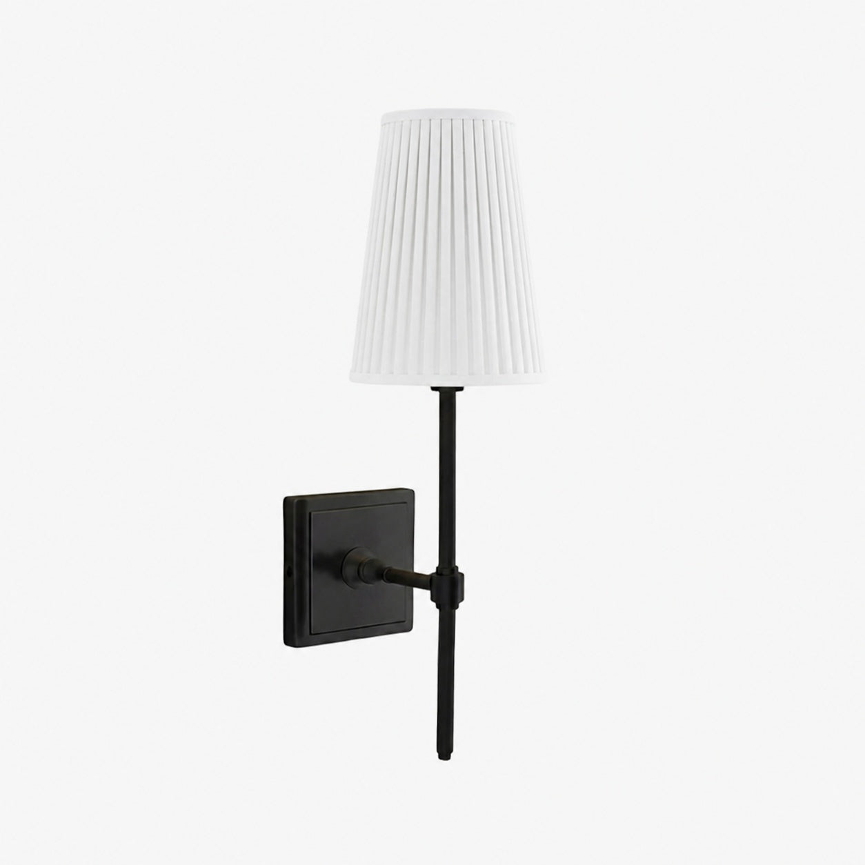 Derlina White Linen Shades Wall Lamp – Retro Metal Multi-Head Lighting Fixture