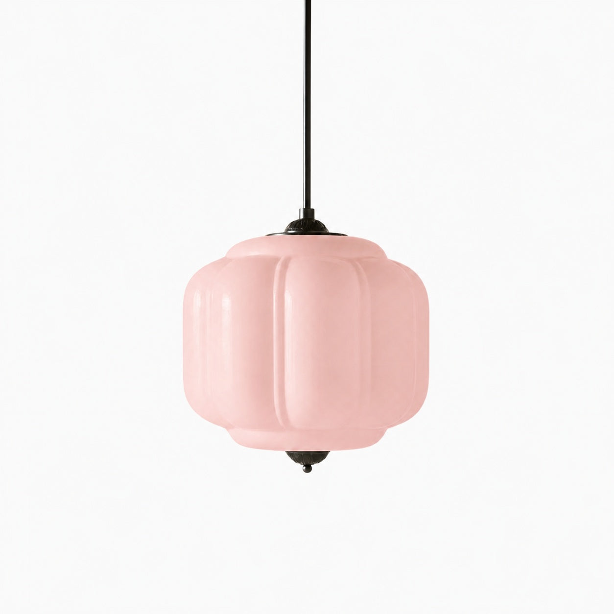 Eloise Vintage Glass Chandelier - Milk Glass Home Accent
